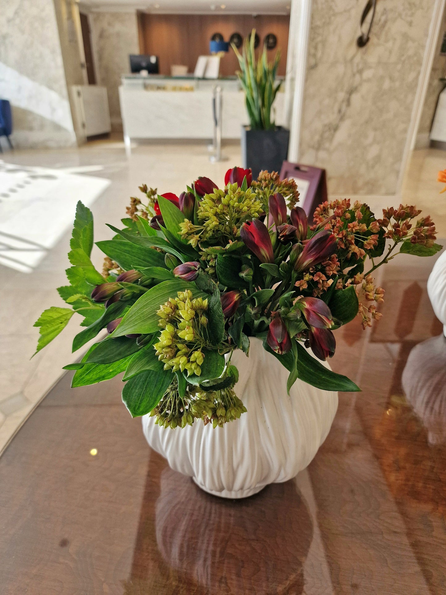 small lobby flowers